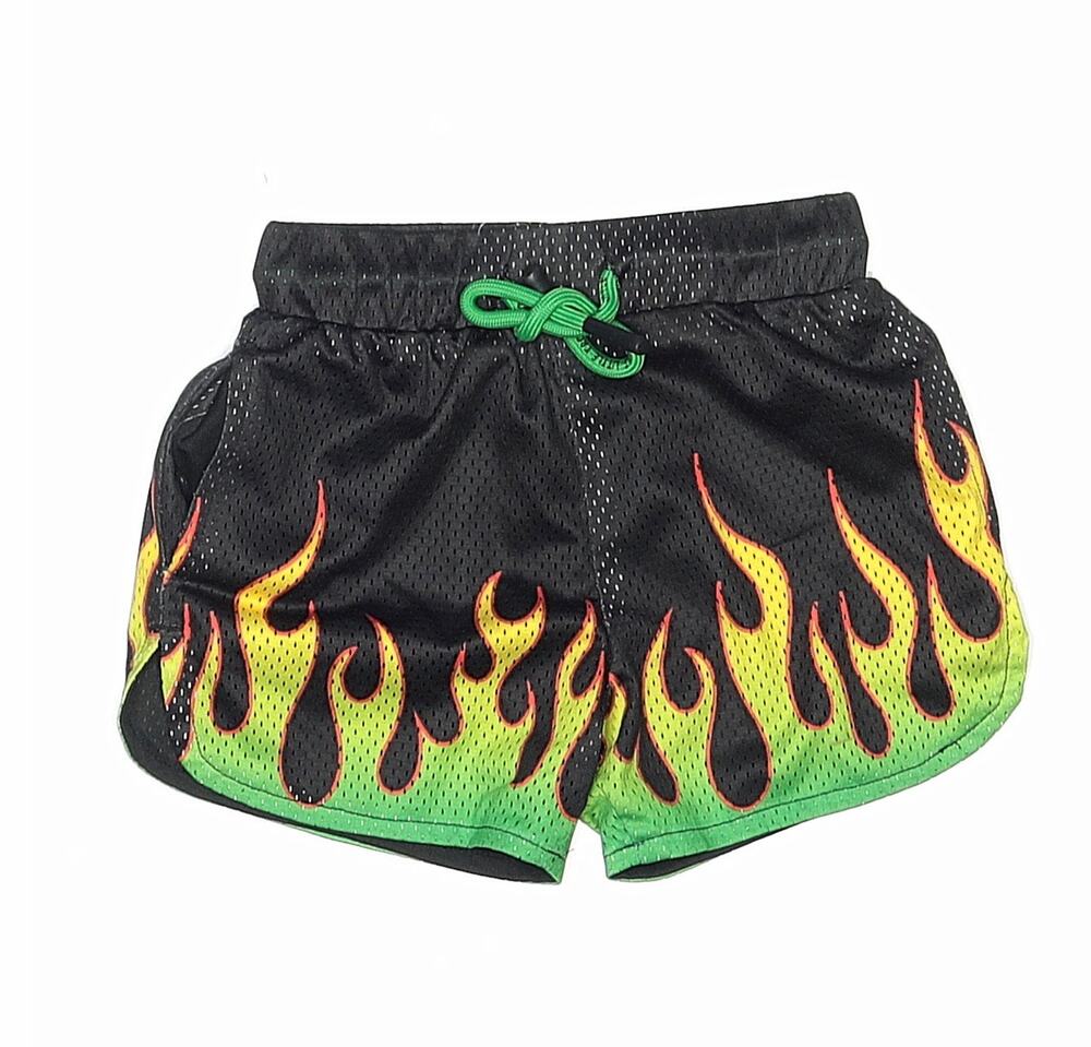 Little Trouble Flames Shorts Size 18-24mo